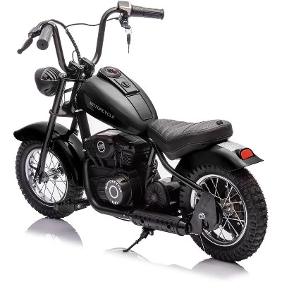 Garvee Electric Dirt Bike For Kids With 15 MPH Top Speed, 24V 300W Motor, LED Lights & 12" Air-Filled Tires 4 Garvee Electric Dirt Bike For Kids With 15 MPH Top Speed, 24V 300W Motor, LED Lights & 12" Air-Filled Tires - Image 2