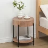 Round End Table Nightstand Wood Side Table -Garvee GUEST fff7cc54 3c35 4bbf b625 60e43d62da3d